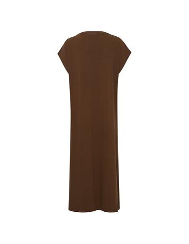 Vestido largo marrón