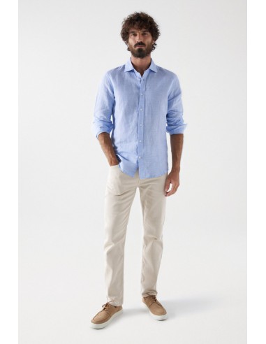 Camisa celeste Salsa Hombre