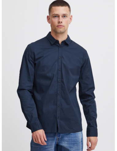 Camisa azul marino Blend he.