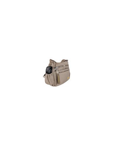Bolso bandolera Lois mujer beige.