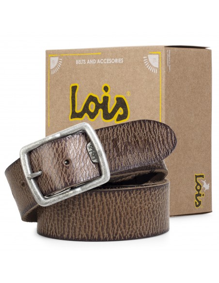 Lois - Cinturon Elastico Hombre - Cinturon Elastico Hombre con Hebillas  Cinturon de Metal - Cinturon Hombre Ideal para el Uso Diario - Elegantes Cinturones  Hombre Elasticos 501001, Tostado : Lois: : Moda